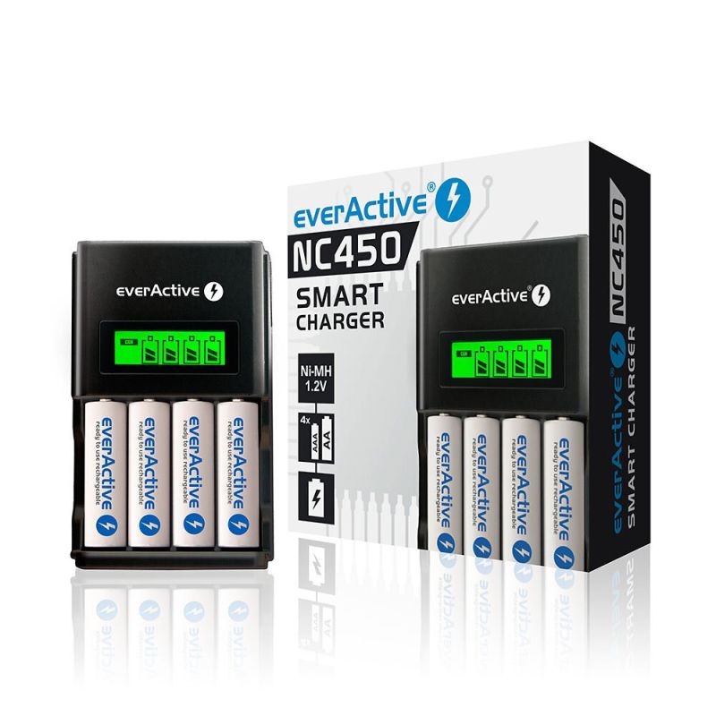 everActive NC450B charger Baterie, akumulatorki i ładowarki/Ładowarki akumulatorowe (bez akumulatorków) Your Sports Performance