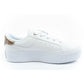 Lacoste women's sports shoes Ziane Platform 126 sneakers white fashionable Lacoste