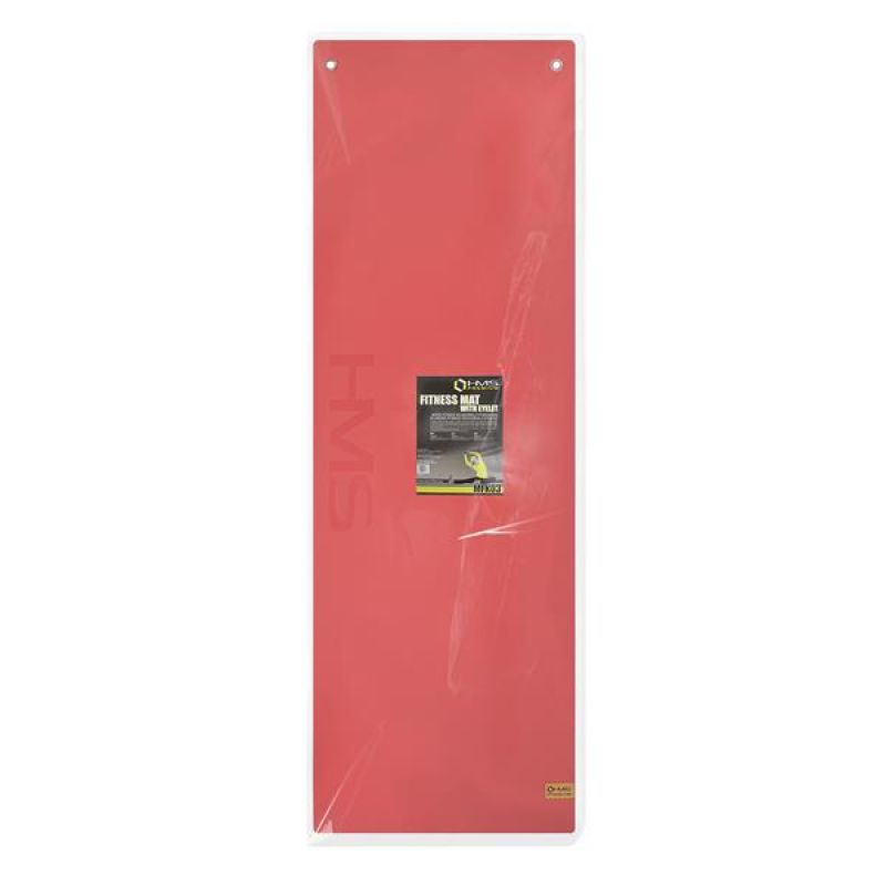 Club fitness mat with holes HMS Premium MFK03 Red-Black Accessories/Training equipment Your Sports Performance