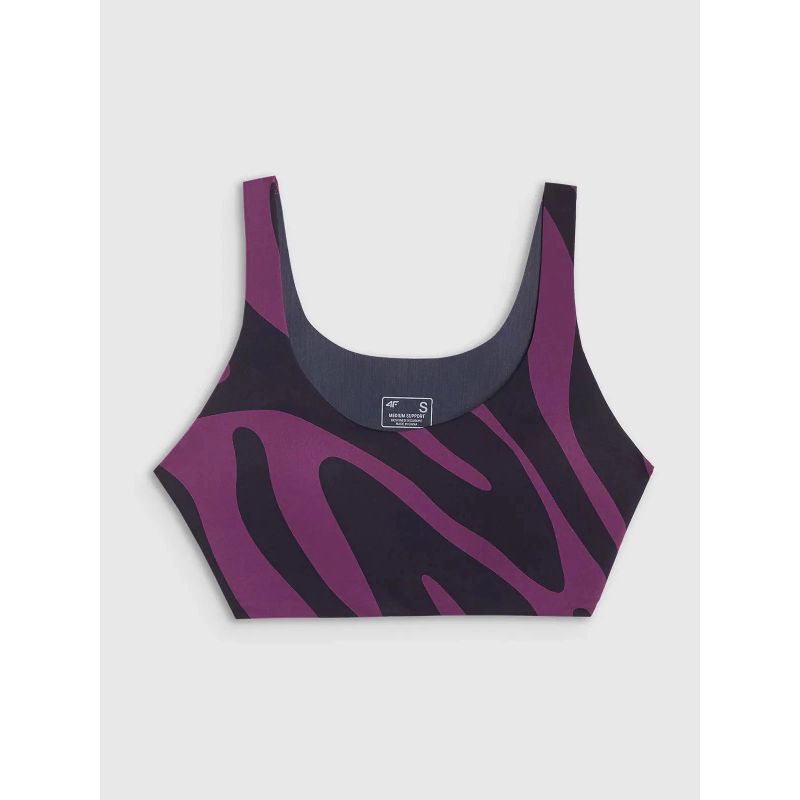 4F 4FWSS25USBAF165-50A Medium Support Yoga and Pilates Bra Clothing Your Sports Performance