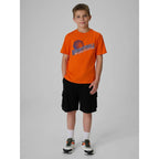 Boy's regular printed T-shirt 4F 4FJRSS26TTSHM4278-70S