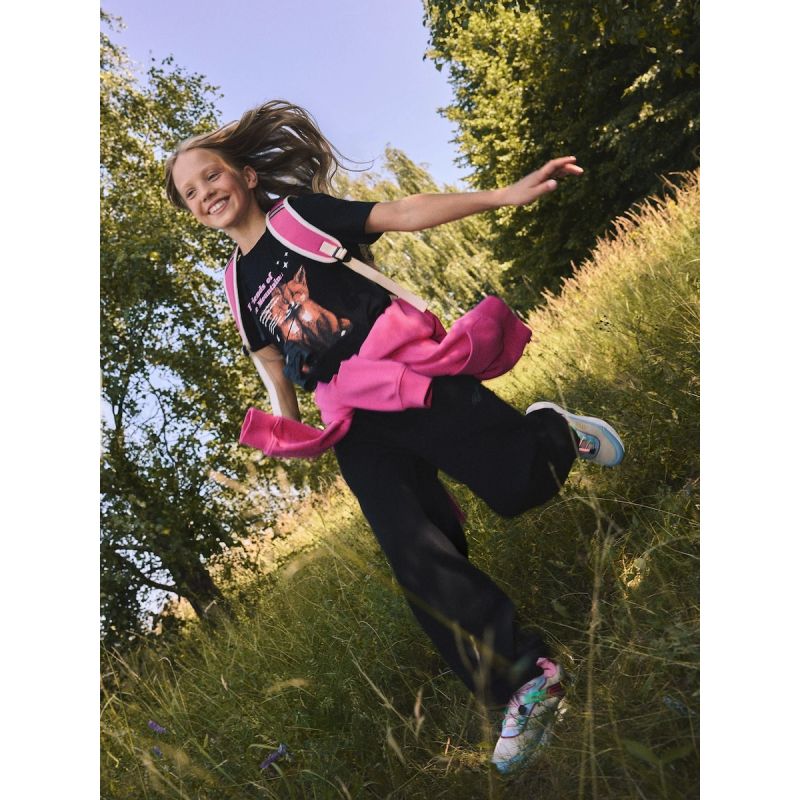 Girls' regular printed T-shirt 4F 4FJKAW26TTSHF4429-20S