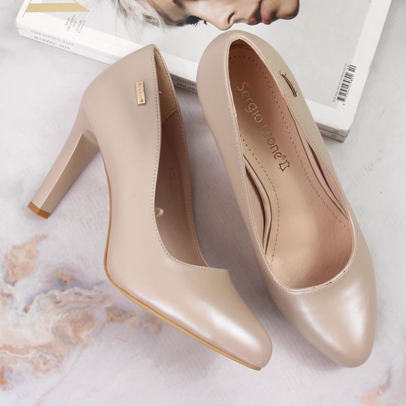 Pumps on the post Sergio Leone W SK3AC pearl nude Footwear/Lifestyle/Sergio Leone Your Sports Performance