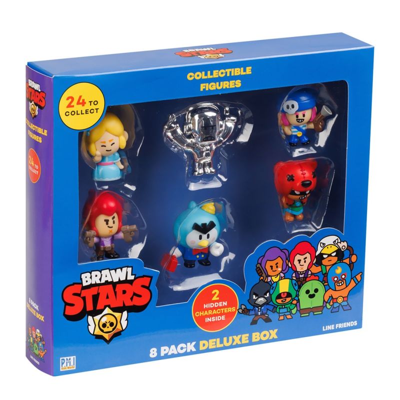 BRAWL STARS S1 FIGURES - 8 PACK DELUXE BOX VER.B (Gry i zabawki) Figurki/Kolekcjonerskie Your Sports Performance
