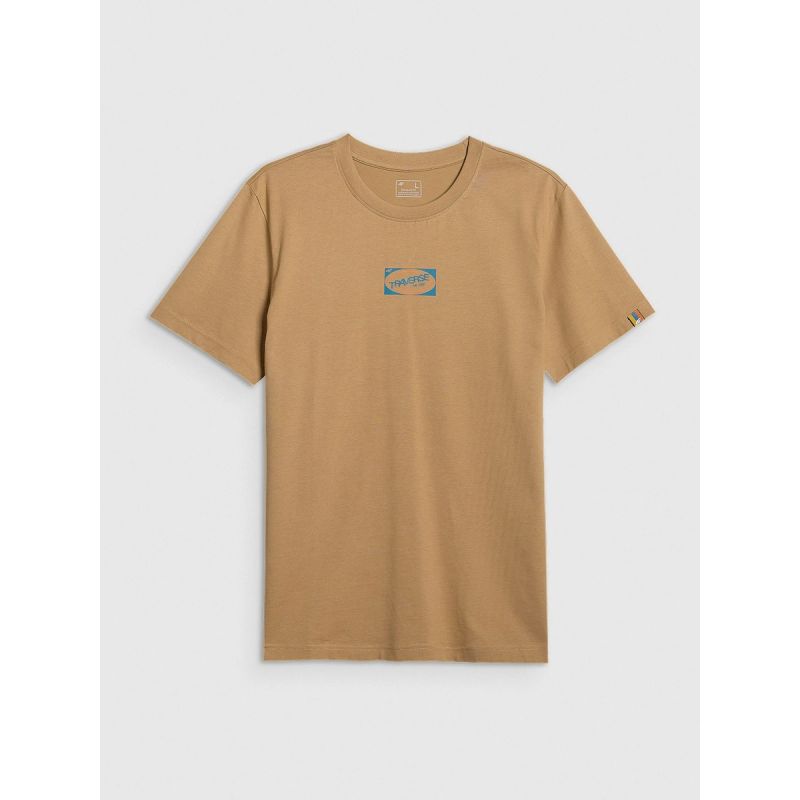 Men's regular printed T-shirt 4F 4FRAW25TTSHM3377-83S 4f