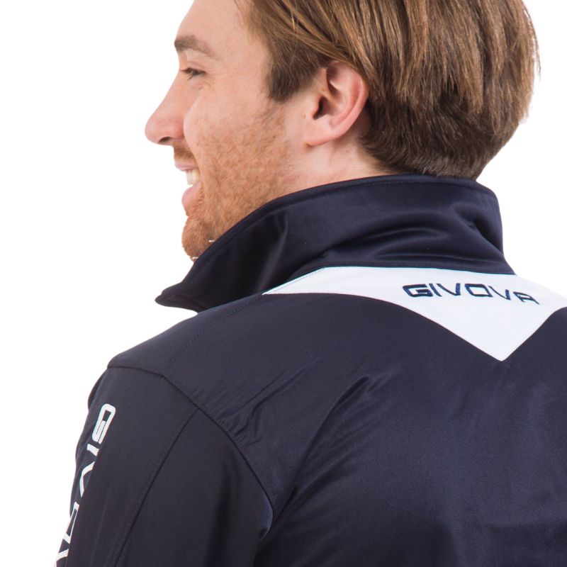 Tracksuit Givova Visa navy blue white 0403 Clothing/Football/Mężczyźni/Joma Givova