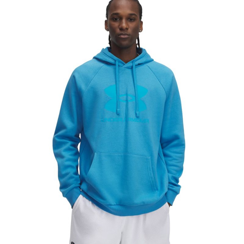 Under Armor Rival Fleece Logo HD M sweatshirt 1379758 452 Clothing/Lifestyle/Under Armour Your Sports Performance