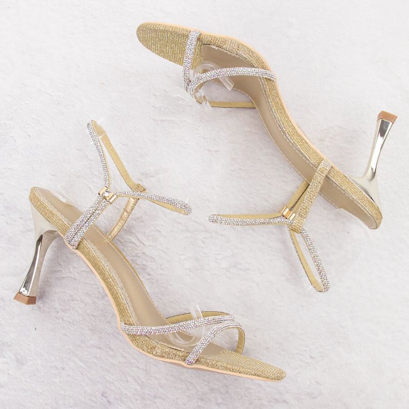 Sandals with zircons Potocki W LE20326 WOL282A Footwear/Lifestyle/Potocki Your Sports Performance