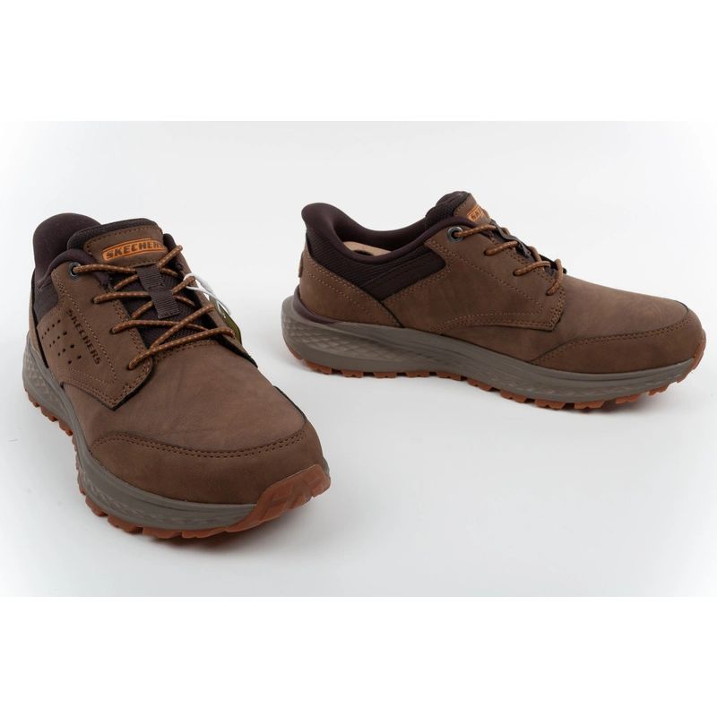 Skechers Men’s Slade Ultra Slip-ins Brown Comfortable Slip-On Shoes