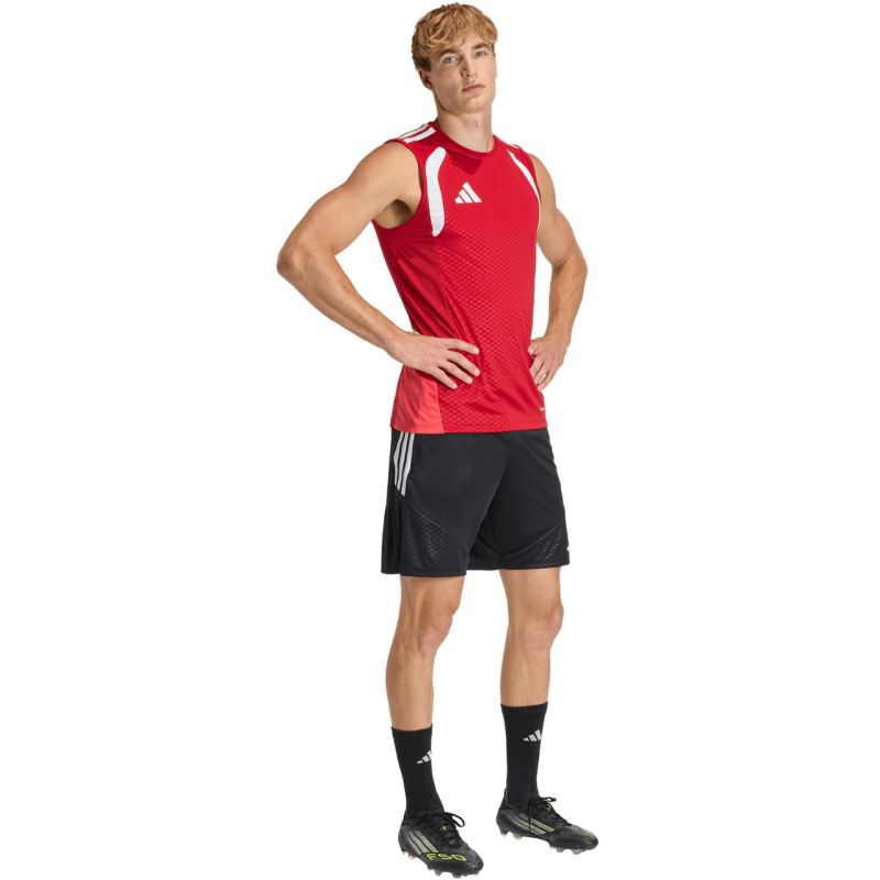Men's adidas Tiro 26 Competition Sleeveless Jersey red KA7610