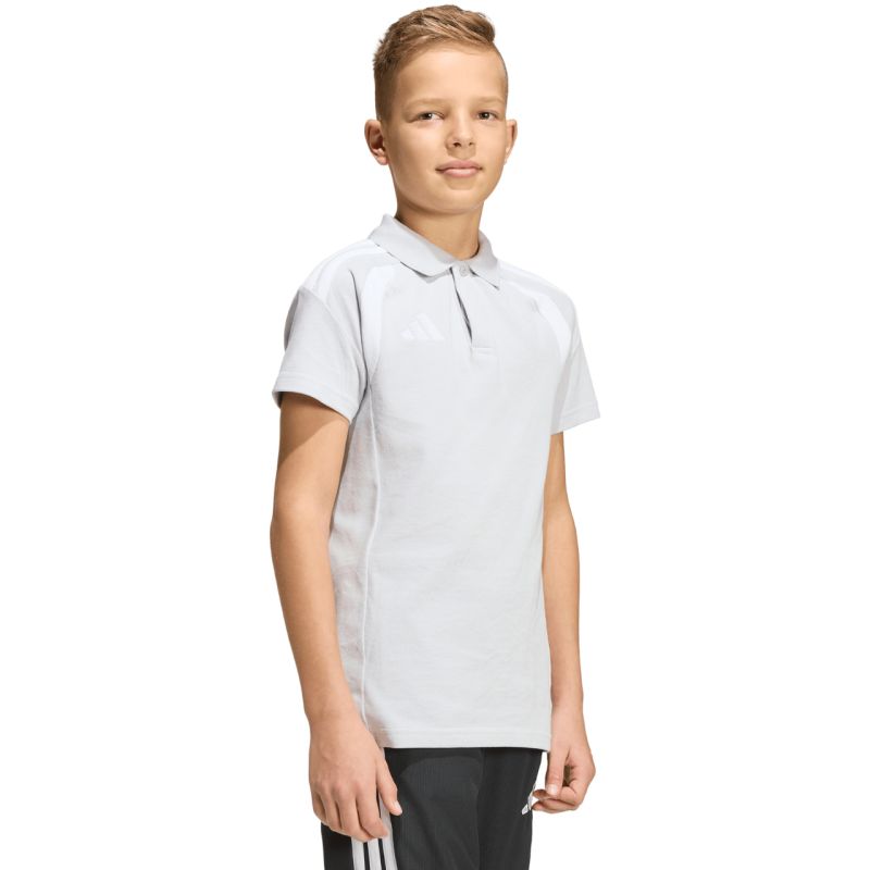 adidas Tiro 26 League Polo Shirt for Kids, Grey KF3405
