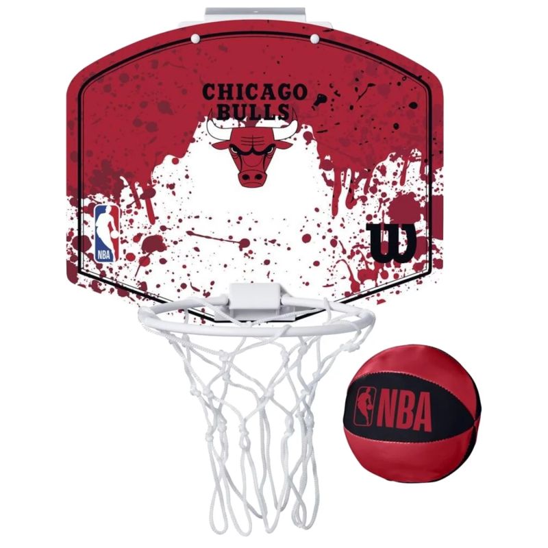 Basketball backboard Wilson NBA Team Chicago Bulls Mini Hoop WTBA1302CHI Accessories/Sports facilities equipment Your Sports Performance