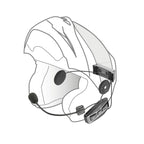 INTERPHONE U-COM 16 motorcycle intercom, set for 1 helmet In preparation Your Sports Performance