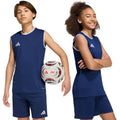 adidas Entrada 26 Sleeveless Jersey Kids' Shirt Navy KB3936