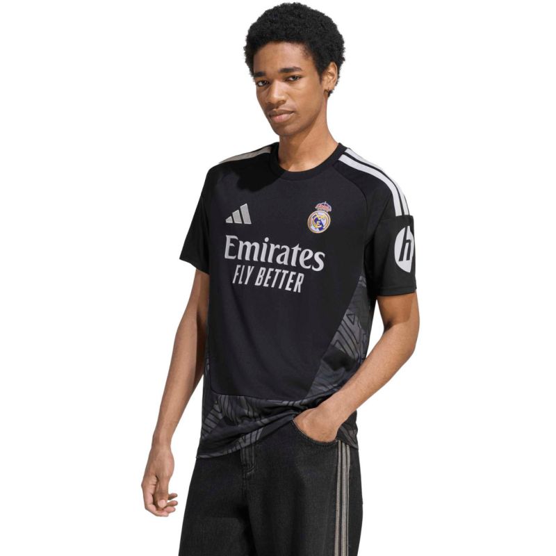 Men's adidas Real Madrid 26/27 Home Goalkeeper Jersey black KC3988
