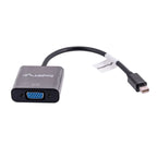 Lanberg AD-0006-BK adapter (Mini DisplayPort M - D-Sub (VGA) F; 0.20m; black) Kable i adaptery/Adaptery, przejściówki Your Sports Performance