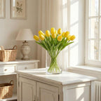 YELLOW TULIP 31CM LIFE-LIKE SPRING DECORATION Home and Garden/Equipment Your Sports Performance