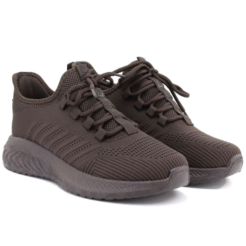 Women's brown textile sports shoes Big Star UU274055 Big Star
