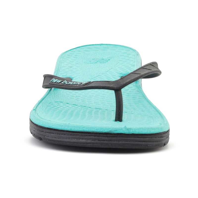 NEW BALANCE WOMEN`S PRO THONG FLOPS BLACK/TEAL NBW6076BTL
