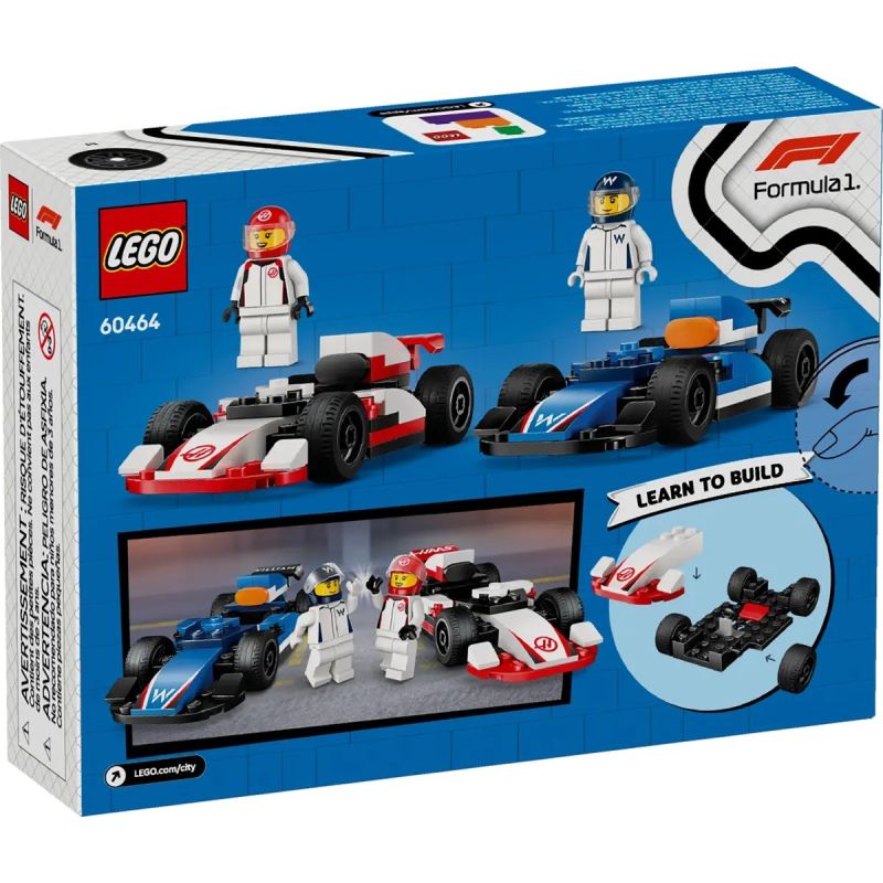 LEGO CITY 60464 F1 Williams Racing and Haas F1 cars In preparation Your Sports Performance