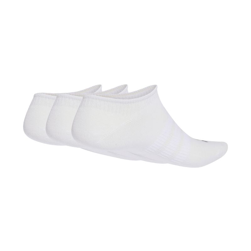 Adidas Thin&Light Sportswear No Show Socks 3 Pairs White JZ0534