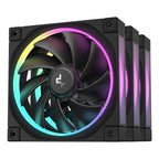 DeepCool FL12-3 in 1 Computer Case Fan 12 cm Black 3 pcs. Chłodzenie/Chłodzenie - wentylatory Your Sports Performance