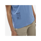 MILLET Chamonix Flower Ts Ss W Women's T-shirt Blue