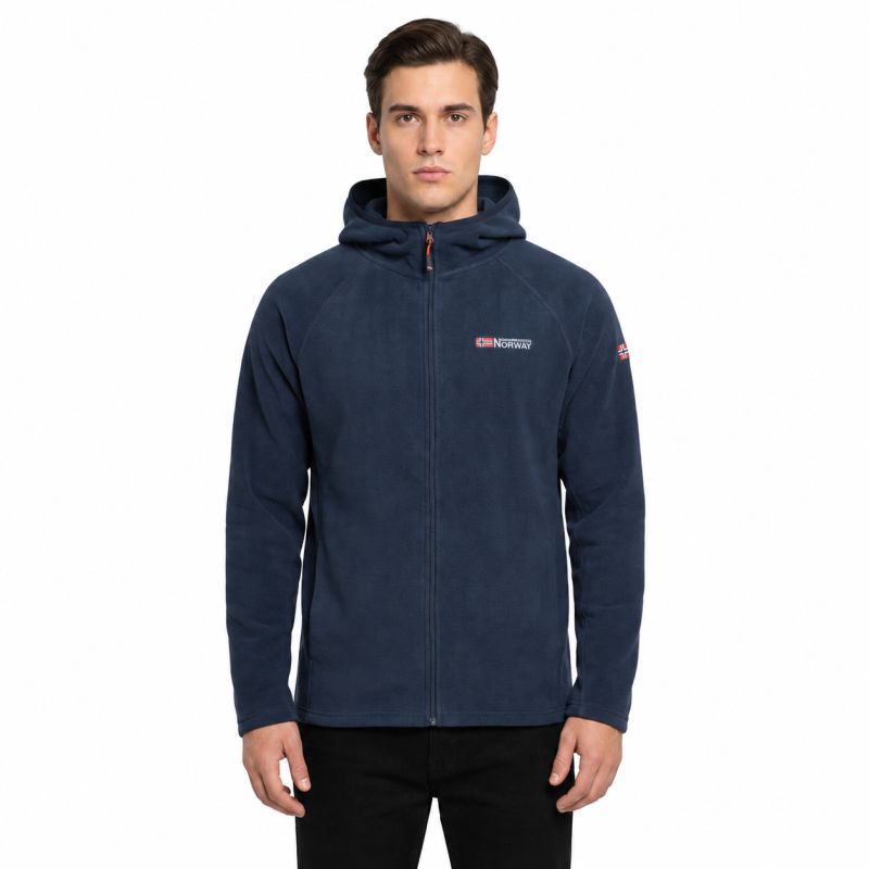 Geographical Norway TUGOOD NAVY DB MEN 233 Men’s Fleece Jacket (WZ3336H/GN-NAVY)