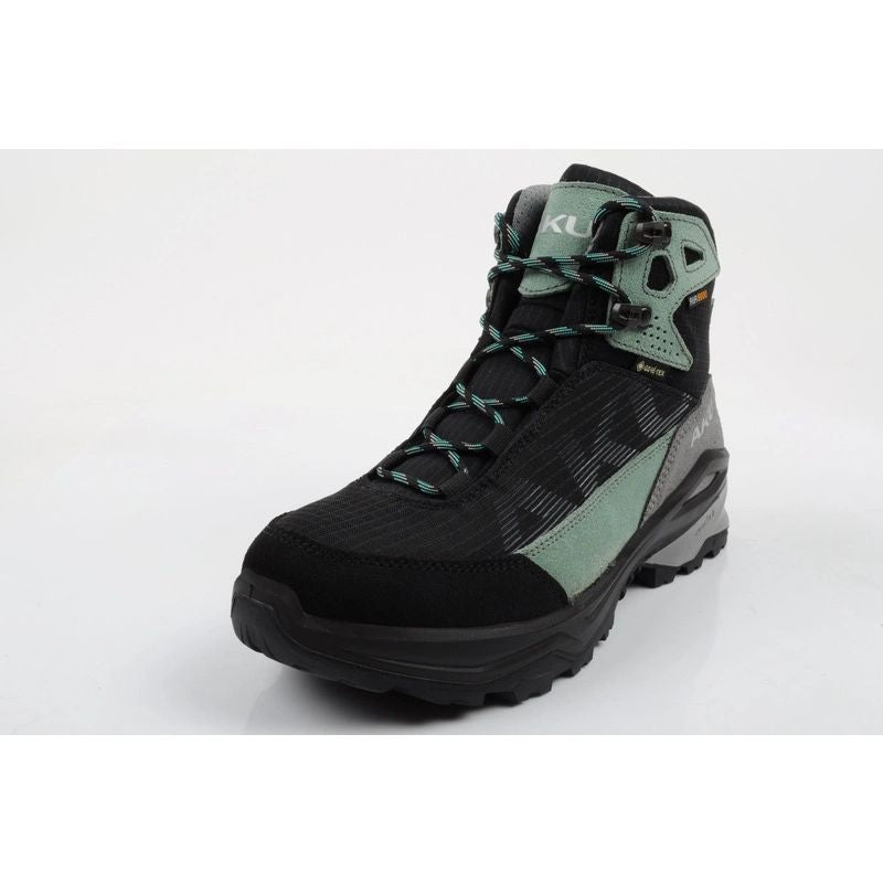 Aku women's trekking sports shoes Adapta Gore-tex leather black green To be categorized Your Sports Performance