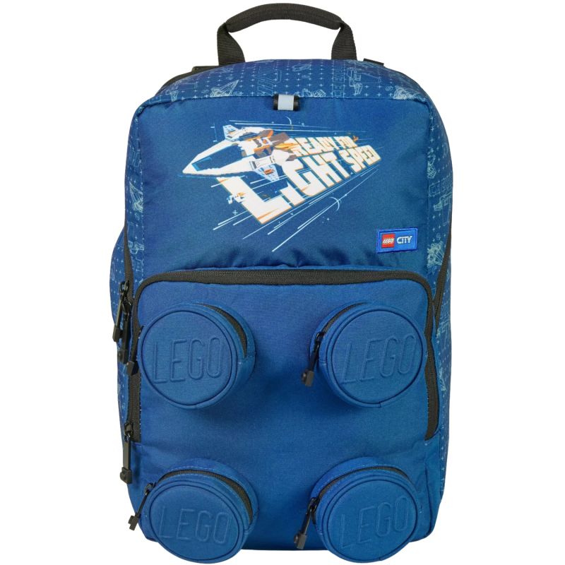 LEGO City Petersen School Backpack 20209-2505 Blue One size In preparation Your Sports Performance