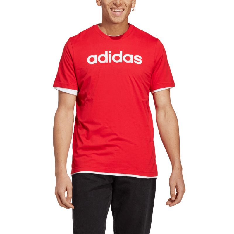 adidas Essentials Single Jersey Linear Embroidered Logo M IC9278 Clothing/Lifestyle/T-shirts Adidas
