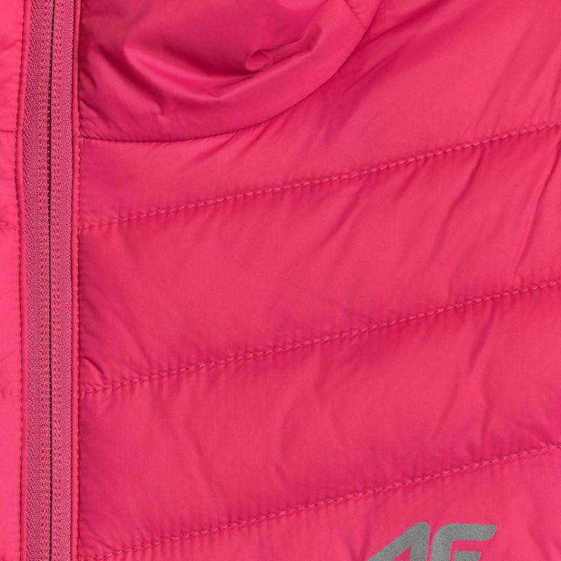 Jacket for girls 4F F0739 fuchsia 4FJWSS26TDJAF0739 55S