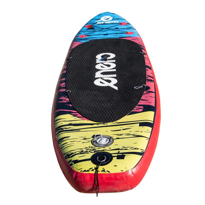 SET - SUP BOARD 135KG INFLATABLE ENERO 300x76x15CM BLACK Accessories Your Sports Performance