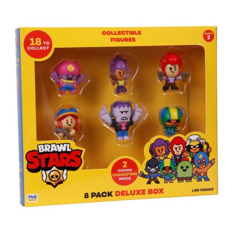 BRAWL STARS S2 FIGURES -8 PACK DELUXE BOX VER.A (Gry i zabawki) Figurki/Kolekcjonerskie Your Sports Performance