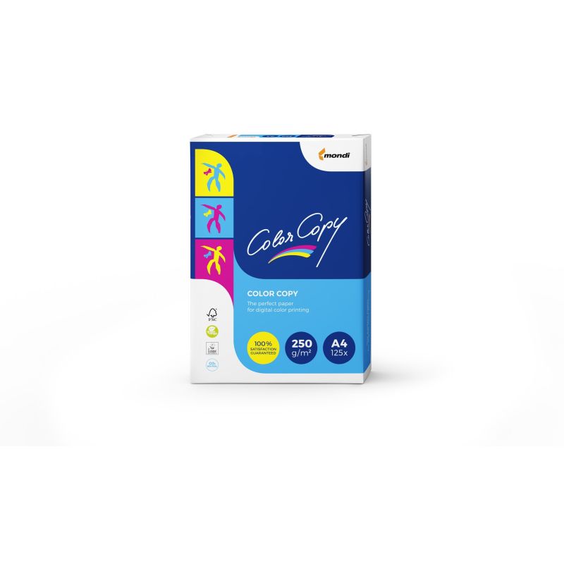 Mondi Color Copy 8687A25 office copier paper (A4; 250g/m2; 125 sheets; white paper; satin) Artykuły papiernicze/Papier Xero Your Sports Performance