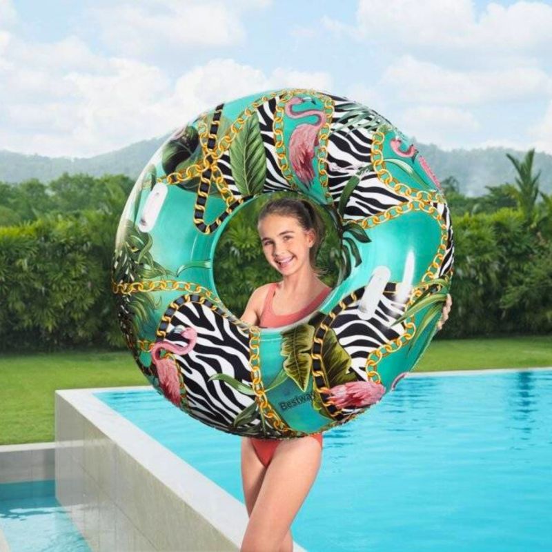 Bestway Floral Fantasty swimming ring 114 cm 36302 8318 Accessories/Swimming accessories/Motylki, Pływaczki, Kółka, Piłki, Pontony Your Sports Performance