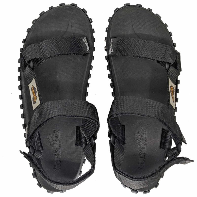 Sandals Gumbies Scrambler Sandal G-SC-UNI-BLACK Footwear/Outdoor/Gumbies Your Sports Performance