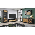 1D SOUL 192/60/45 display case Bufety i witryny/Bufety i witryny na drewnianej podstawie Your Sports Performance