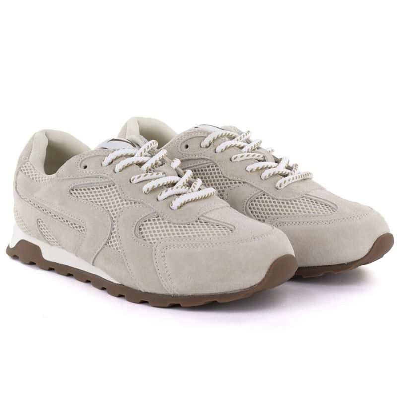 Women's beige suede leather shoes Vinceza 86426 Vinceza