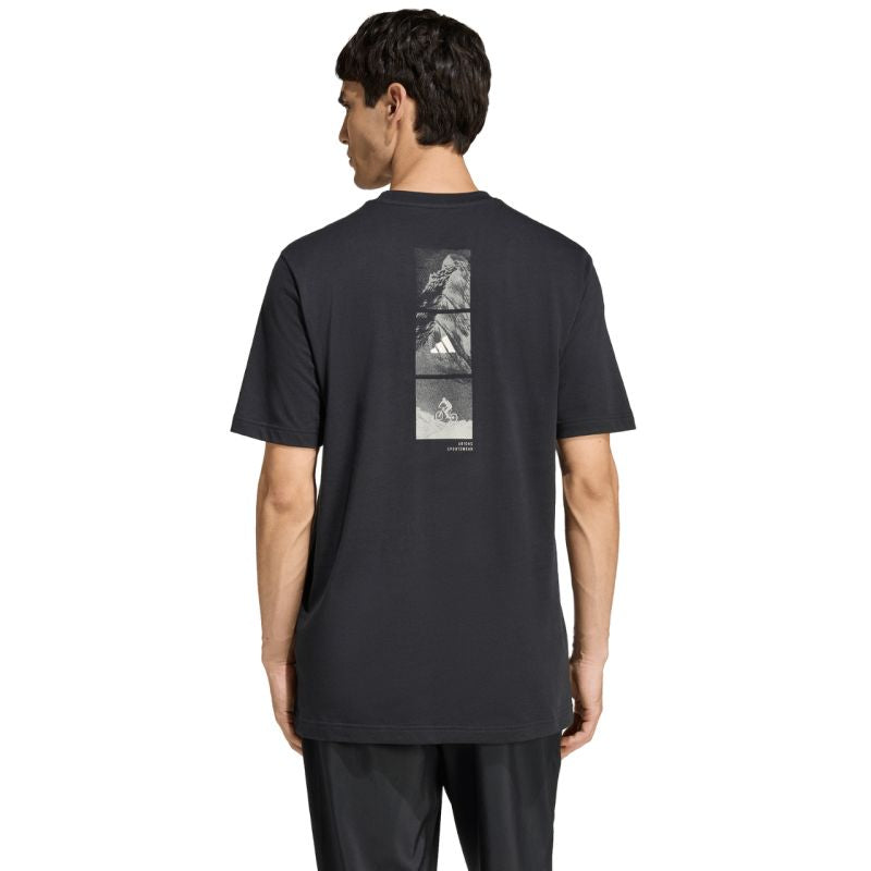 Men's adidas Outdoor Mountain Biking Graphic T-shirt black KB2536