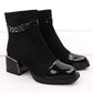 D&amp;A S.Barski ankle boots with decorative heel Premium Collection W MR880-018 OLI269A Footwear/Lifestyle/S.Barski Your Sports Performance