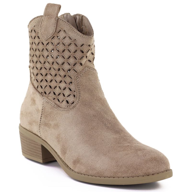 Women's openwork brown cowboy boots Jezzi RMR2353-16 To be categorized Your Sports Performance