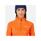 ROSSIGNOL Women's Sweatshirt W Blackside Mix HZ Fleece Orange