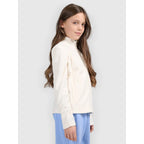 Regular fleece without hood for girls 4F 4FJRSS26TFLEF507-11S 4f
