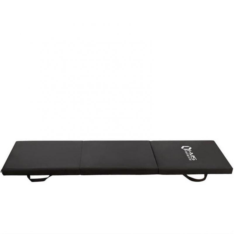 Folding gymnastics mattress black 1800x600x500mm HMS MGS02 In preparation Your Sports Performance