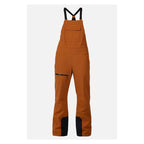 ROSSIGNOL W Outerlimits Insulated Bib Women's Ski Pants Brown