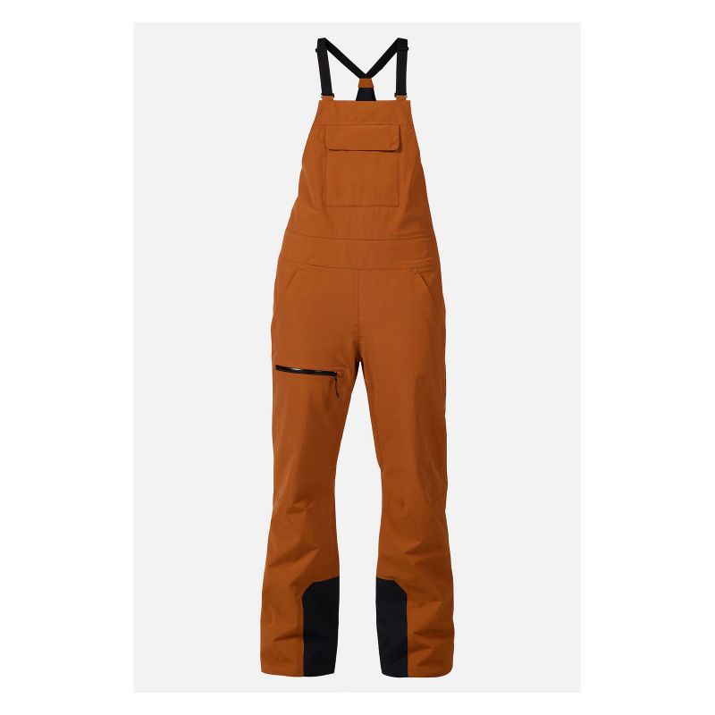 ROSSIGNOL W Outerlimits Insulated Bib Women's Ski Pants Brown