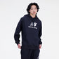 New Balance Essentials Stacked Logo Frenc M Hoodie MT31537BK Clothing/Outdoor New Balance