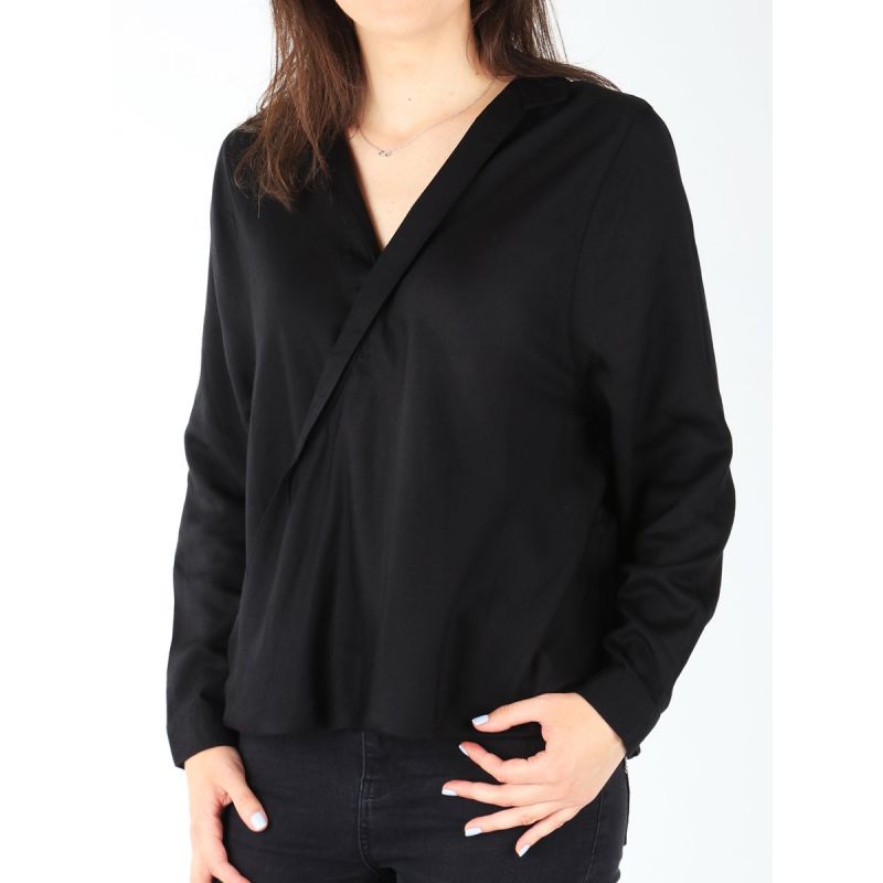 Wrangler L/S Wrap Shirt Black W W5180BD01 Clothing/Lifestyle/T-shirts/Wrangler Your Sports Performance