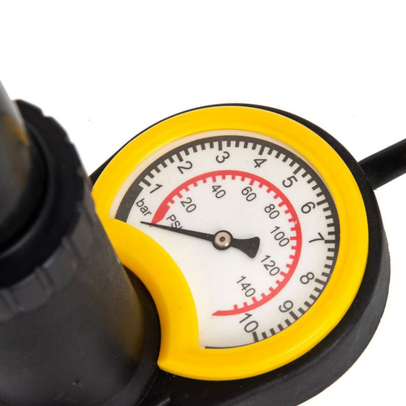 Dunlop bicycle foot pump with pressure gauge 175416 Accessories Your Sports Performance